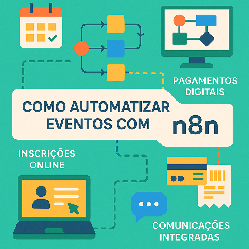 Como automatizar eventos com n8n: inscrições, pagamentos e comunicações
