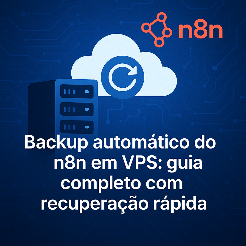 Backup automático do n8n em VPS: guia completo com recuperação rápida