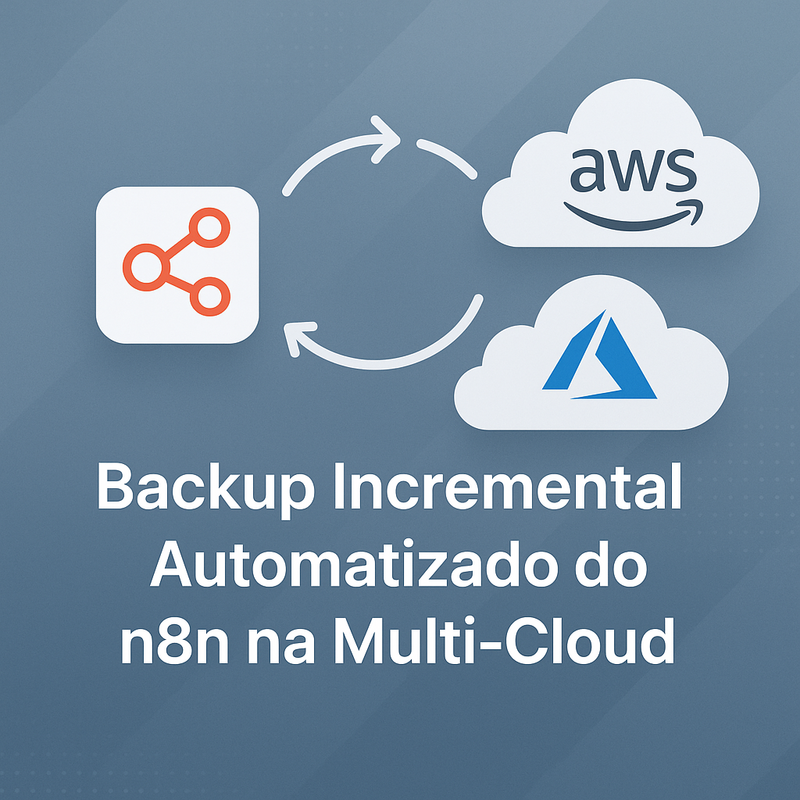 Como fazer backup incremental automatizado do n8n na multi-cloud