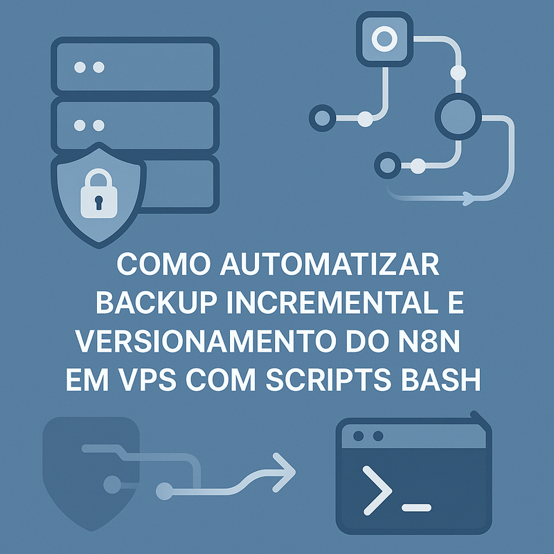 Como automatizar backup incremental e versionamento do n8n em VPS com scripts bash