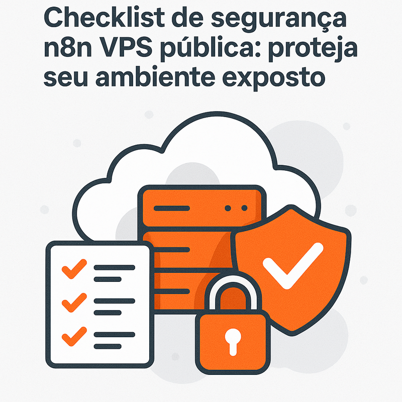Checklist de segurança n8n VPS pública: proteja seu ambiente exposto