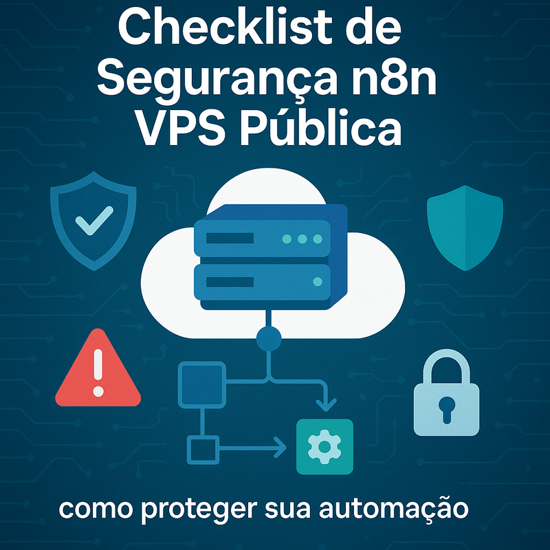 Checklist de segurança n8n VPS pública: como proteger sua automação