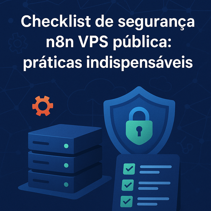 Checklist de segurança n8n VPS pública: práticas indispensáveis