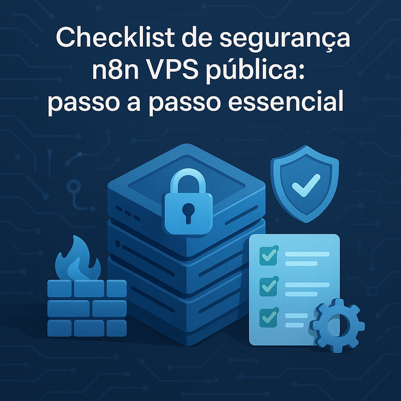 Checklist de segurança n8n VPS pública: passo a passo essencial