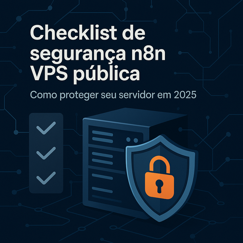 Checklist de segurança n8n VPS pública: como proteger seu servidor
