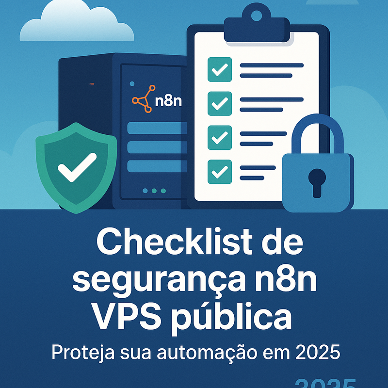 Checklist de segurança n8n VPS pública: proteja sua automação
