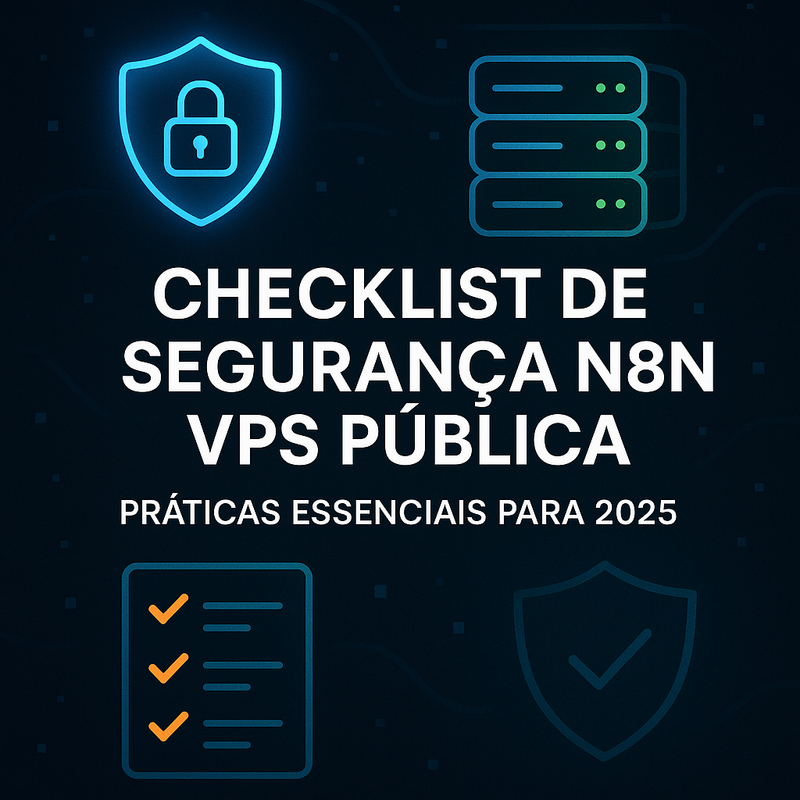 Checklist de segurança n8n VPS pública: práticas essenciais para 2025