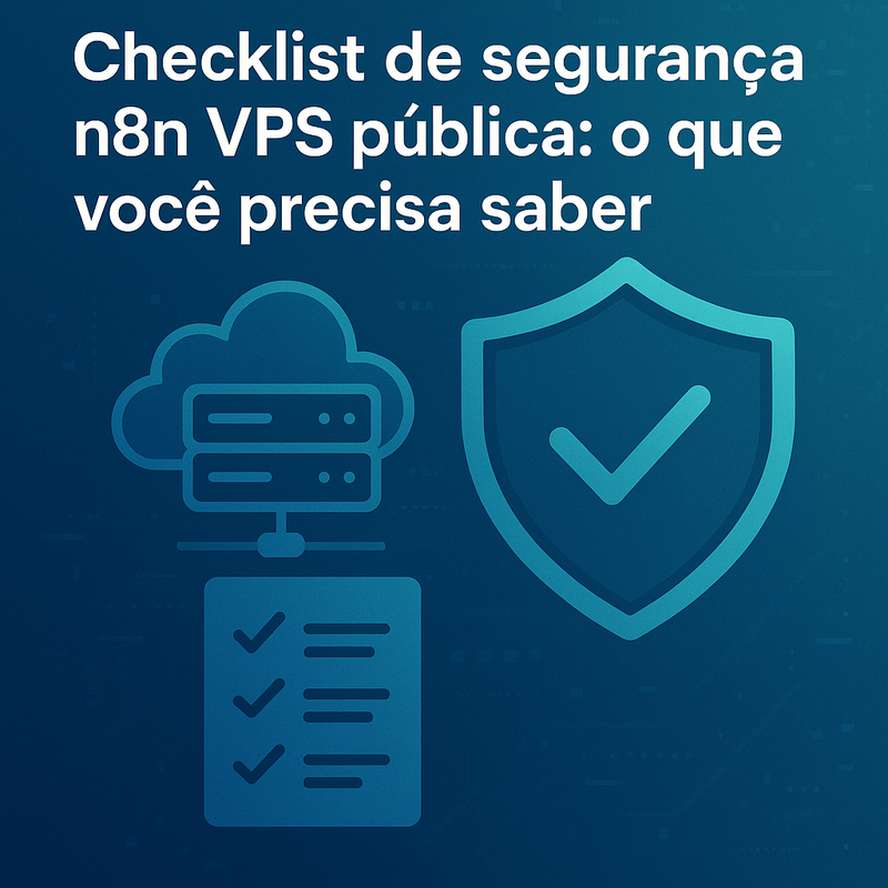 Checklist de segurança n8n VPS pública: o que você precisa saber