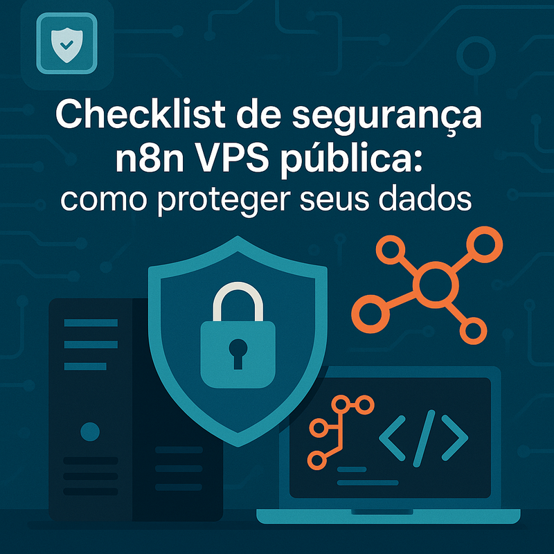 Checklist de segurança n8n VPS pública: como proteger seus dados