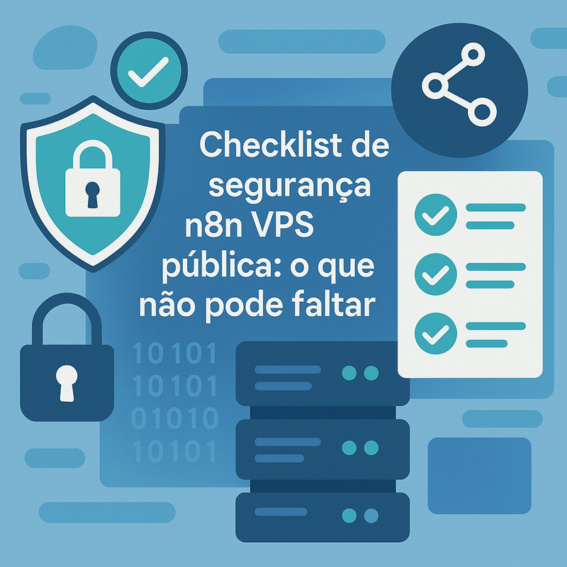Checklist de segurança n8n VPS pública: o que não pode faltar