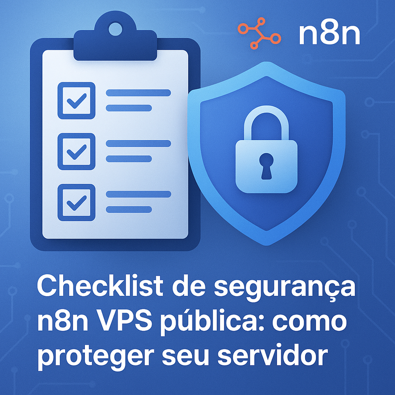 Checklist de segurança n8n VPS pública: como proteger seu servidor