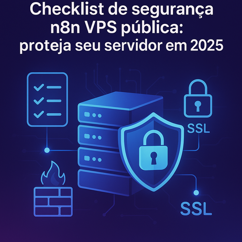 Checklist de segurança n8n VPS pública: proteja seu servidor em 2025