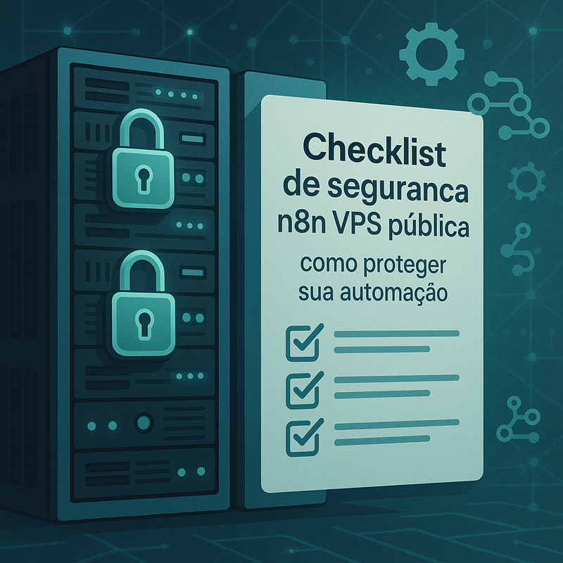 Checklist de segurança n8n VPS pública: como proteger sua automação