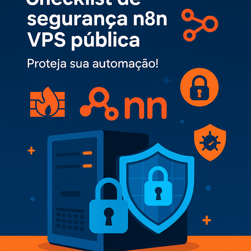 Checklist de segurança n8n VPS pública: proteja sua automação