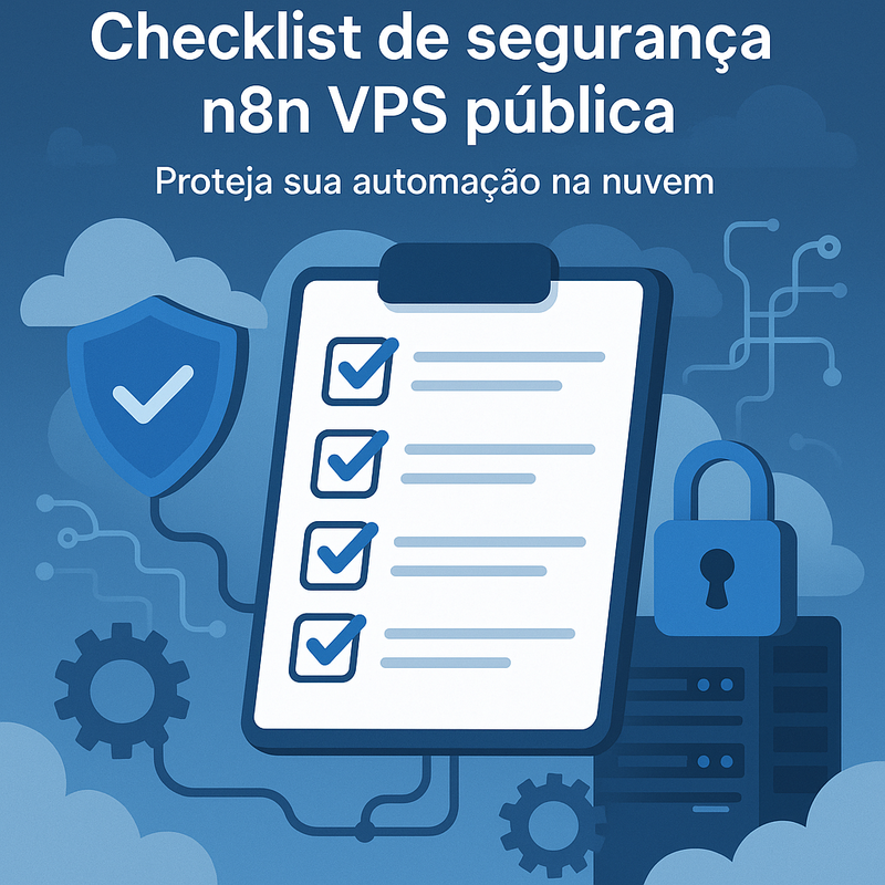 Checklist de segurança n8n VPS pública: proteja sua automação na nuvem