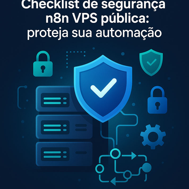 Checklist de segurança n8n VPS pública: proteja sua automação