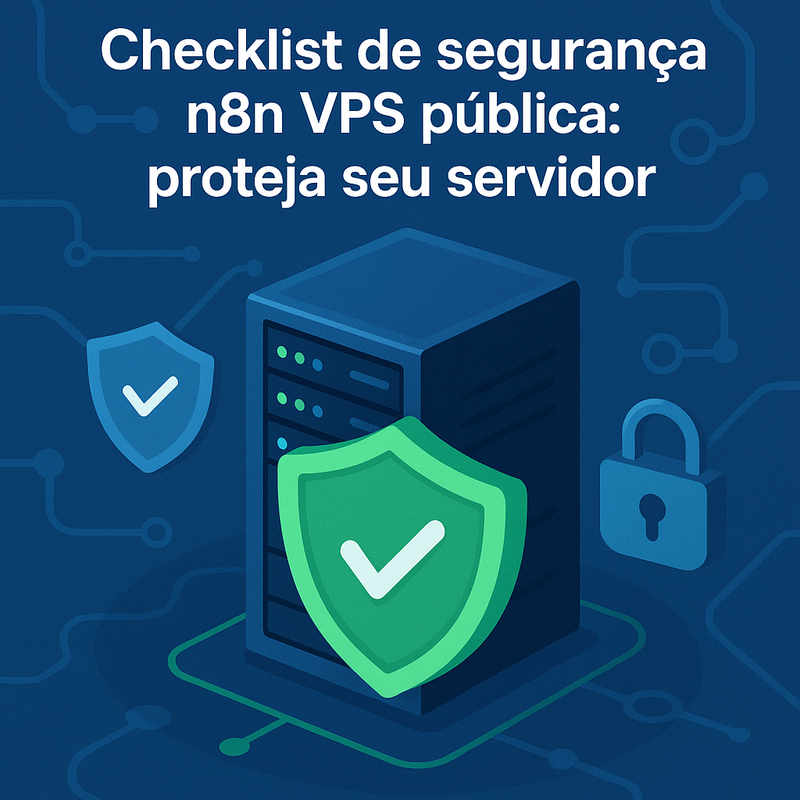 Checklist de segurança n8n VPS pública: proteja seu servidor