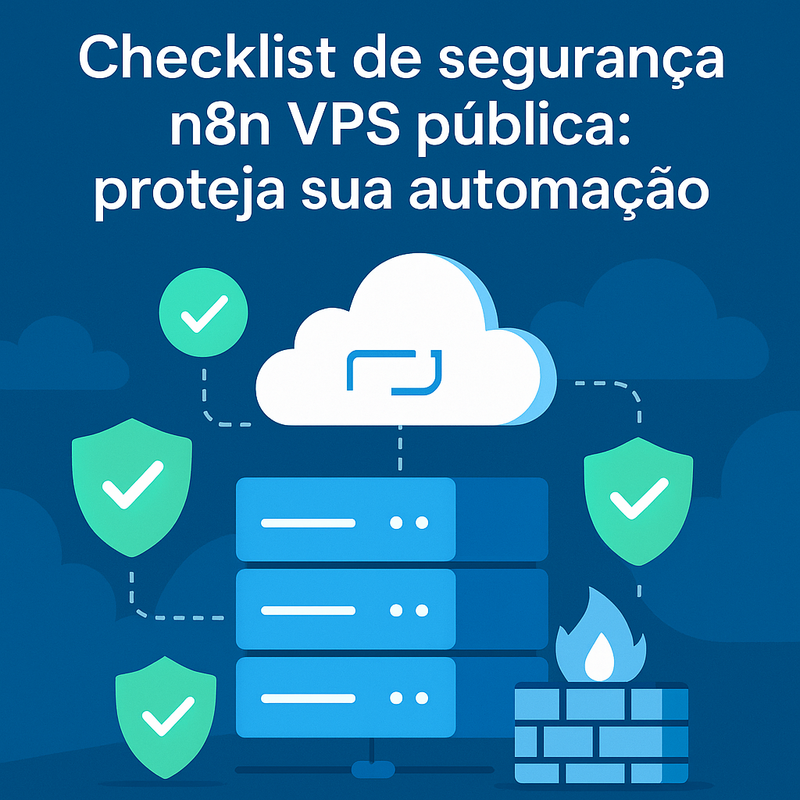 Checklist de segurança n8n VPS pública: proteja sua automação