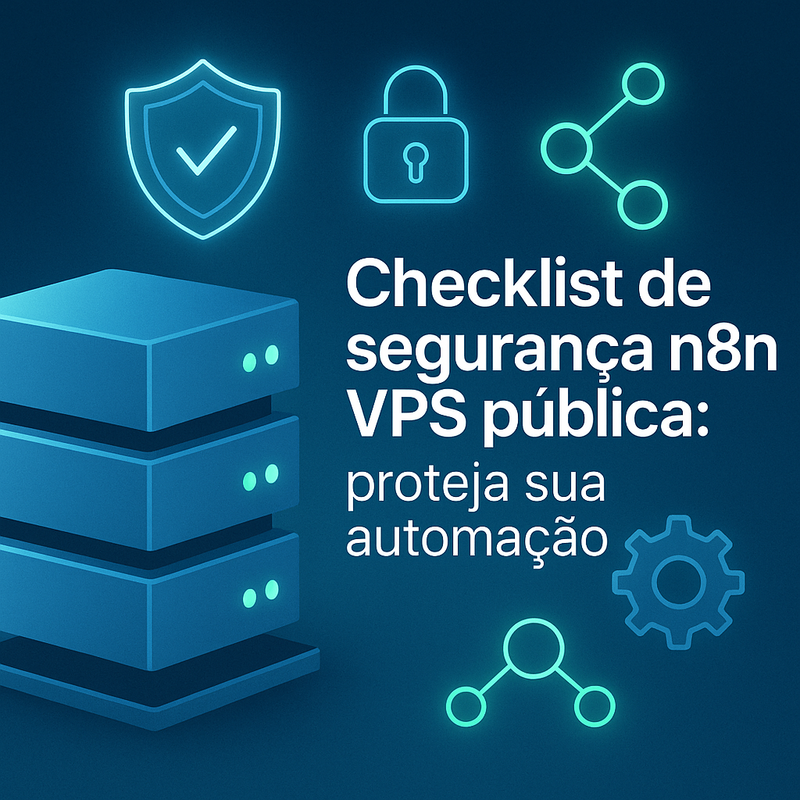 Checklist de segurança n8n VPS pública: proteja sua automação