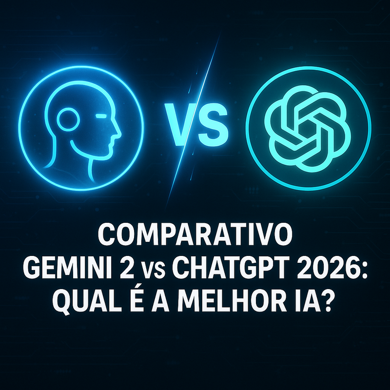 Comparativo Gemini 2 vs ChatGPT 2026: Qual é a melhor IA?