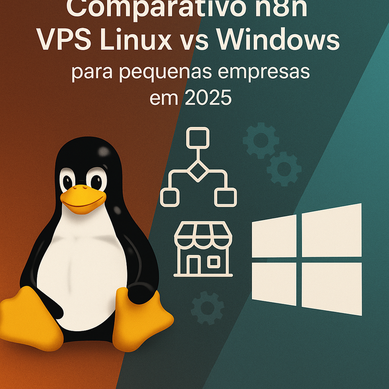 Comparativo n8n VPS Linux vs Windows para pequenas empresas em 2025