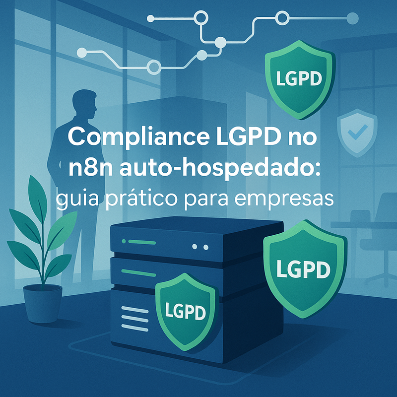 Compliance LGPD no n8n auto-hospedado: guia prático para empresas
