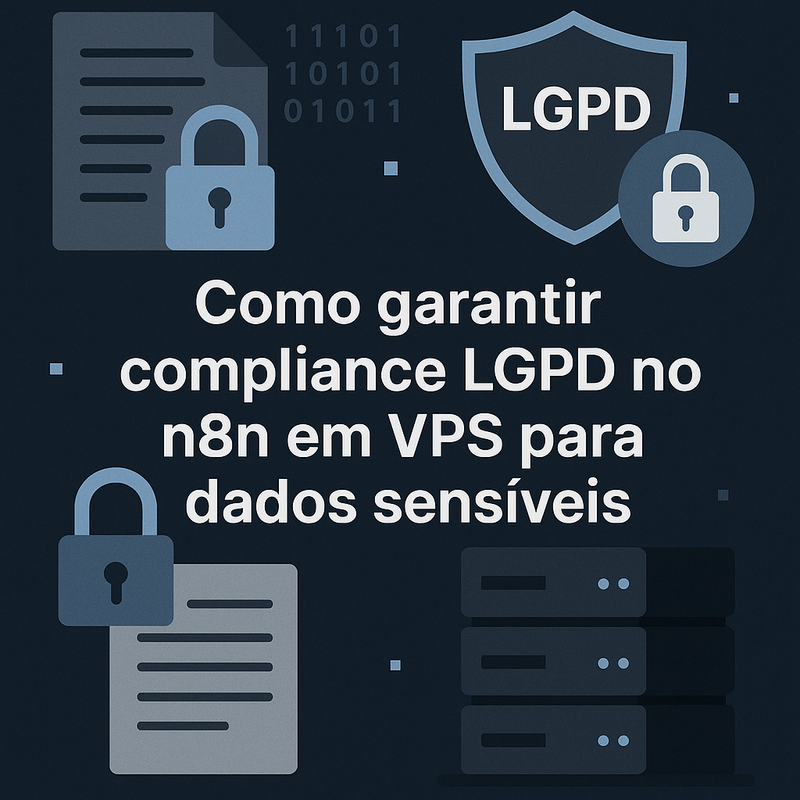 Como garantir compliance LGPD no n8n em VPS para dados sensíveis