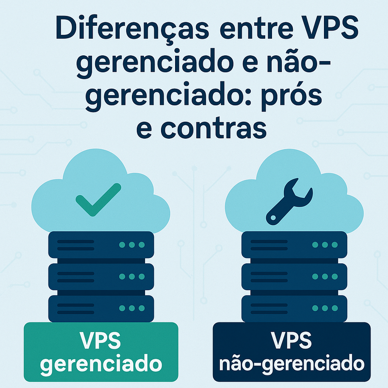 Diferenças entre VPS gerenciado e não-gerenciado: prós e contras