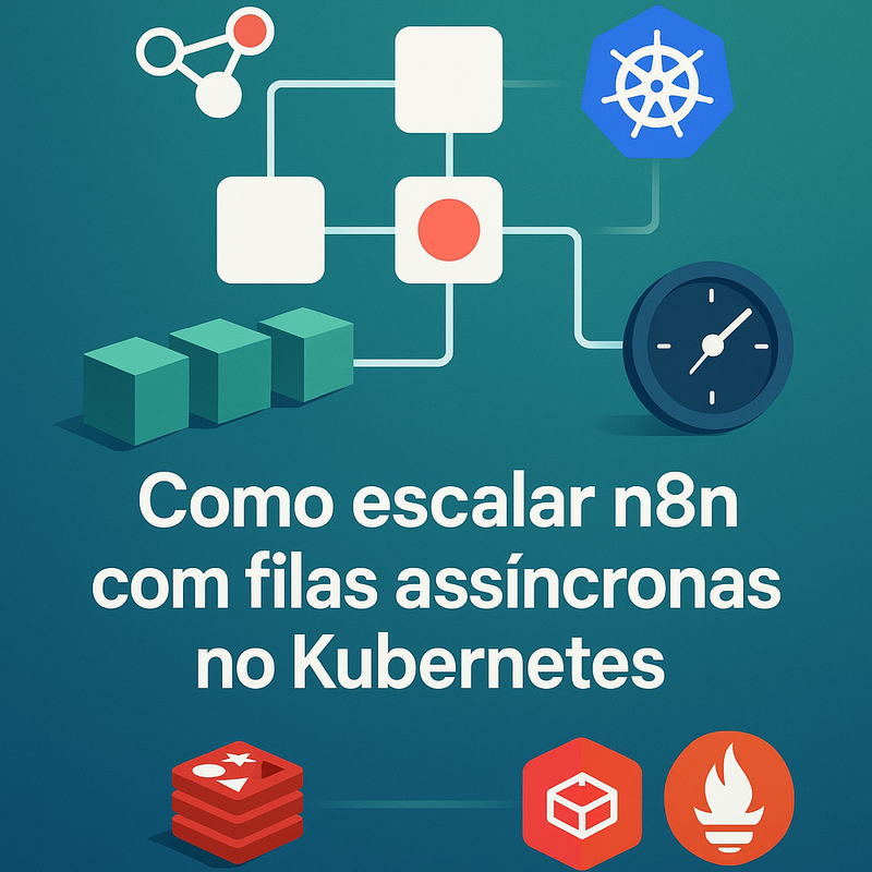 Como escalar n8n com filas assíncronas no Kubernetes e monitoramento ativo