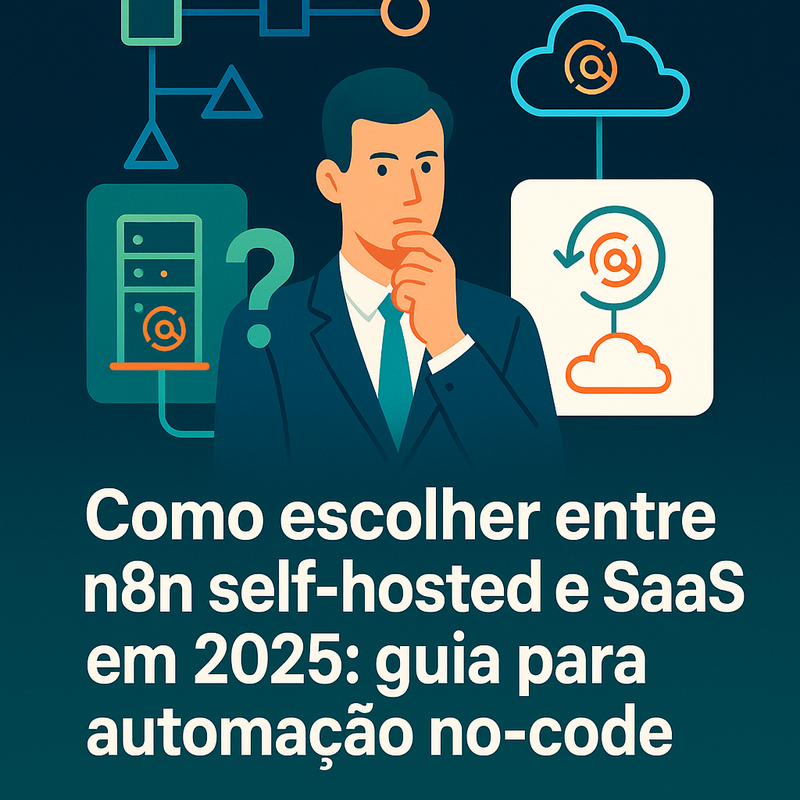 Como escolher entre n8n self-hosted e SaaS em 2025: guia para automação no-code