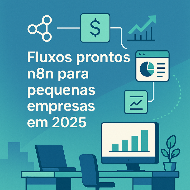 Fluxos prontos n8n para pequenas empresas: finanças, vendas e processos administrativos em 2025