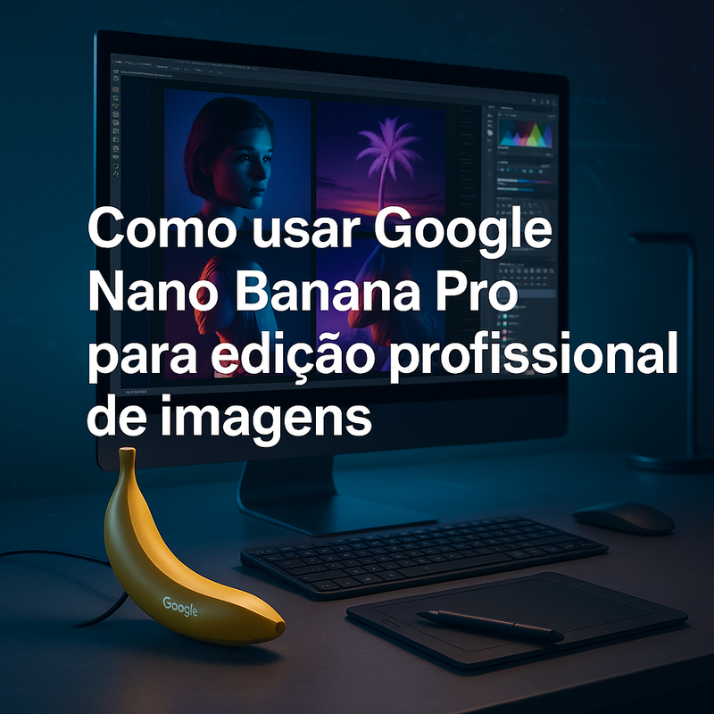 Como usar Google Nano Banana Pro para edição profissional de imagens