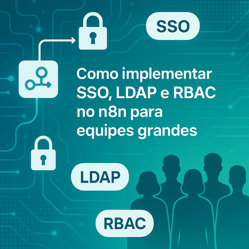 Como implementar SSO, LDAP e RBAC no n8n para equipes grandes