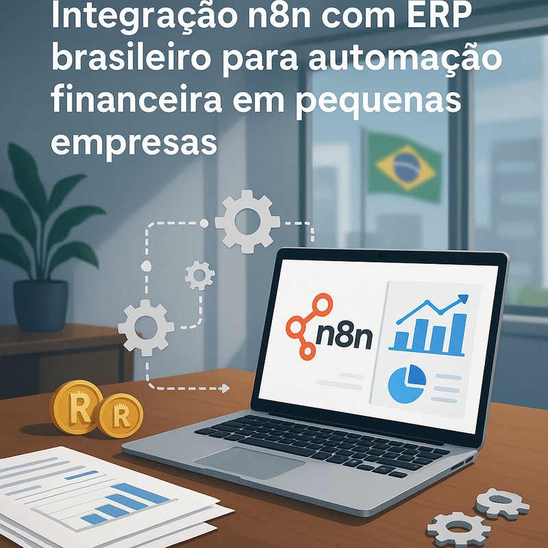 Integração n8n com ERP brasileiro para automação financeira em pequenas empresas
