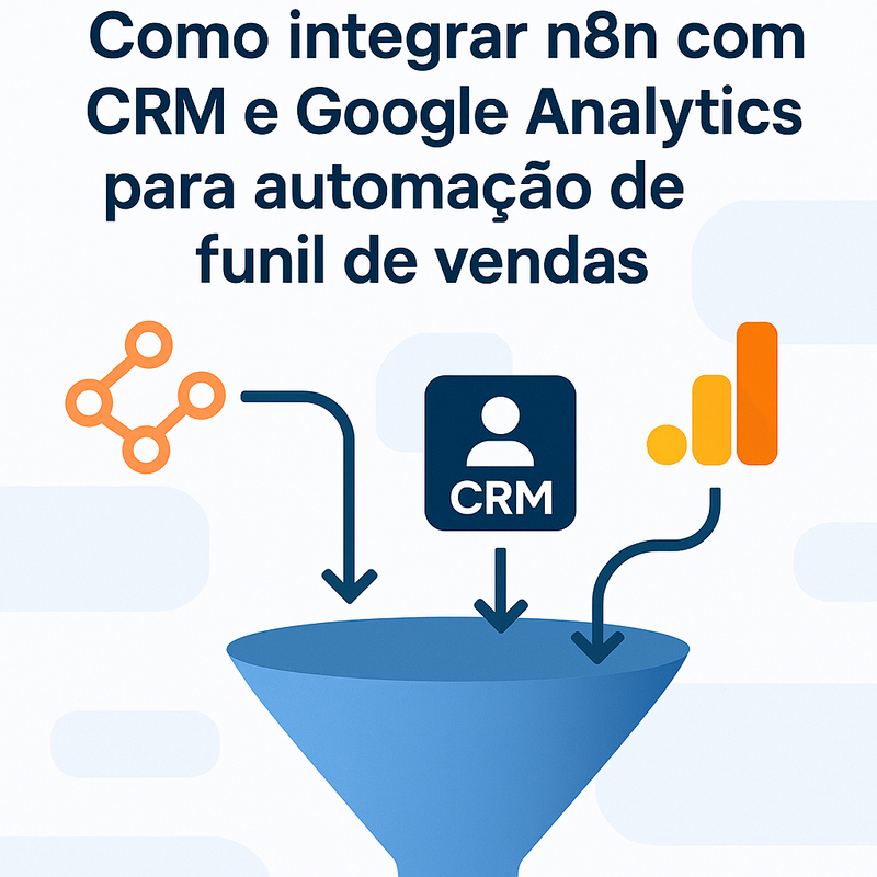Como integrar n8n com CRM e Google Analytics para automação de funil de vendas