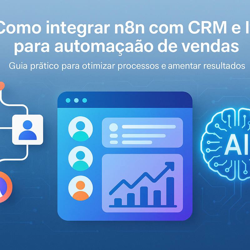 Como integrar n8n com CRM e IA para automação de vendas