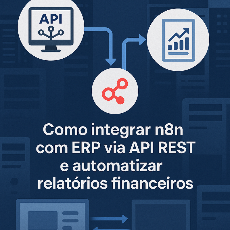 Como integrar n8n com ERP via API REST e automatizar relatórios financeiros
