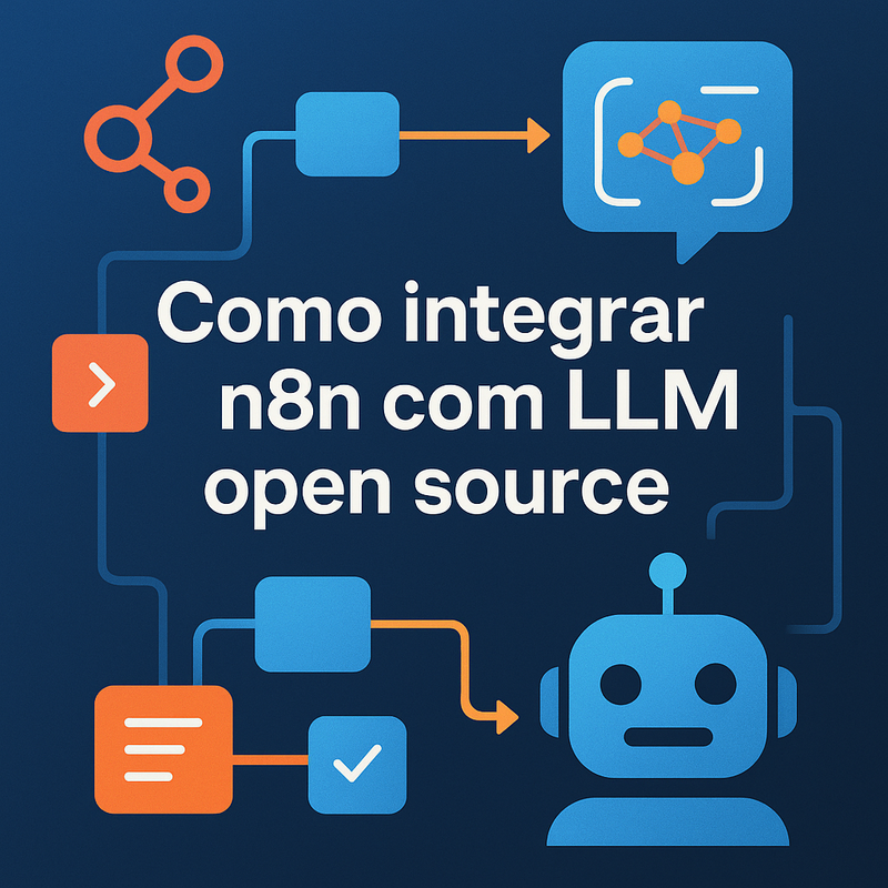 Como integrar n8n com LLM open source para criar workflows inteligentes