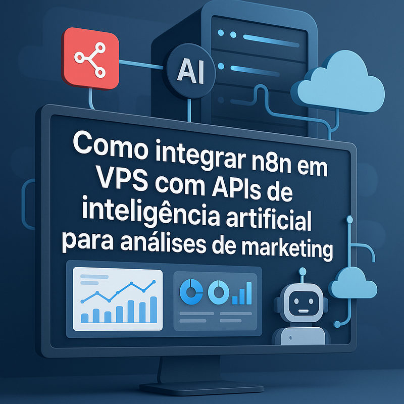 Como integrar n8n em VPS com APIs de inteligência artificial para análises de marketing