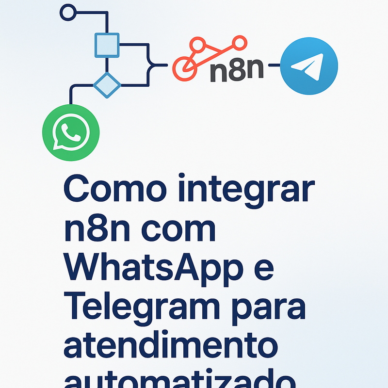 Como integrar n8n com WhatsApp e Telegram para atendimento automatizado