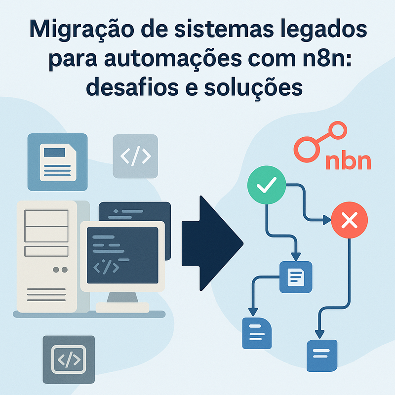 Migração de sistemas legados para automações com n8n: desafios e soluções