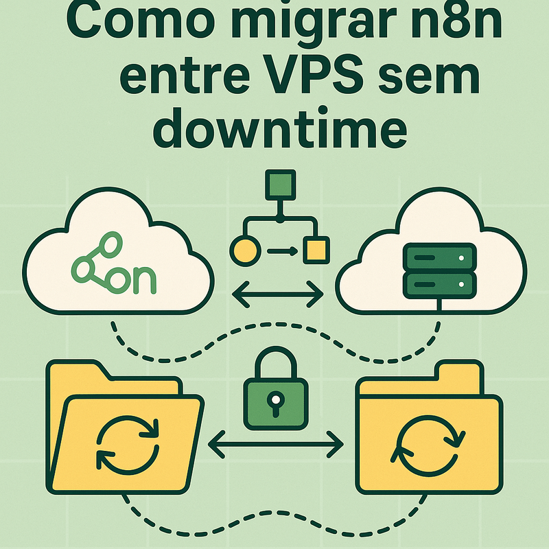 Como migrar n8n entre VPS sem downtime: guia passo a passo