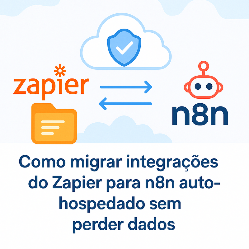 Como migrar integrações do Zapier para n8n auto-hospedado sem perder dados