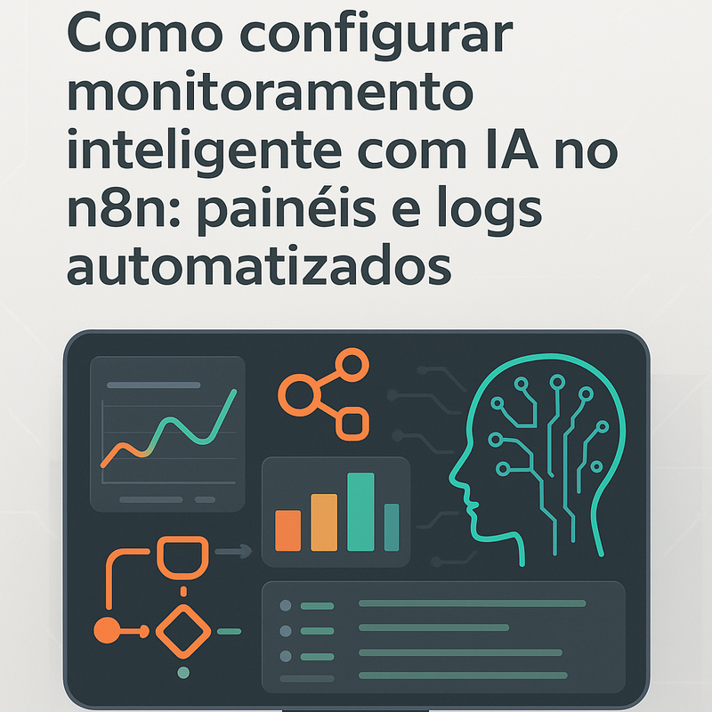 Como configurar monitoramento inteligente com IA no n8n: painéis e logs automatizados