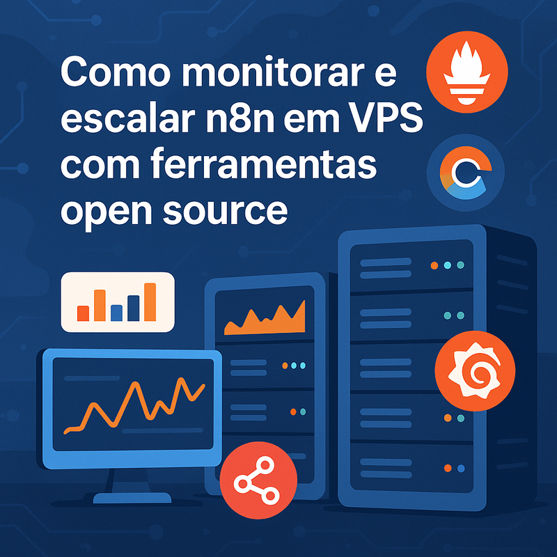 Como monitorar e escalar n8n em VPS com ferramentas open source