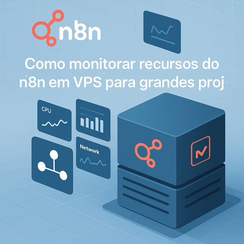 Como monitorar recursos do n8n em VPS para grandes projetos