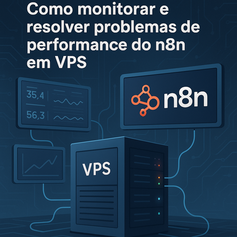 Como monitorar e resolver problemas de performance do n8n em VPS