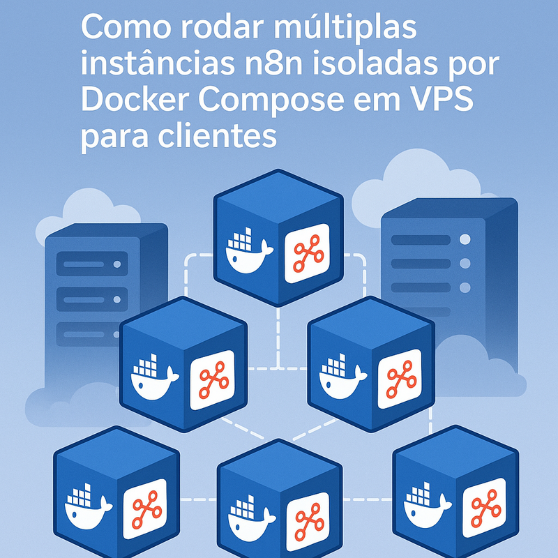 Como rodar múltiplas instâncias n8n isoladas por Docker Compose em VPS para clientes