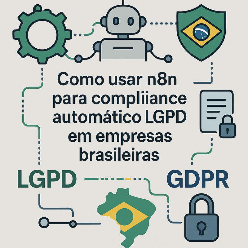 Como usar n8n para compliance automático LGPD e GDPR em empresas brasileiras