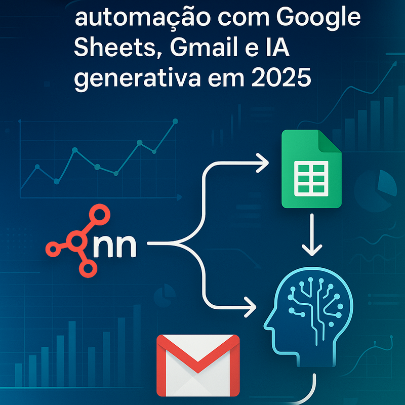 n8n para marketing: automação com Google Sheets, Gmail e IA generativa em 2025